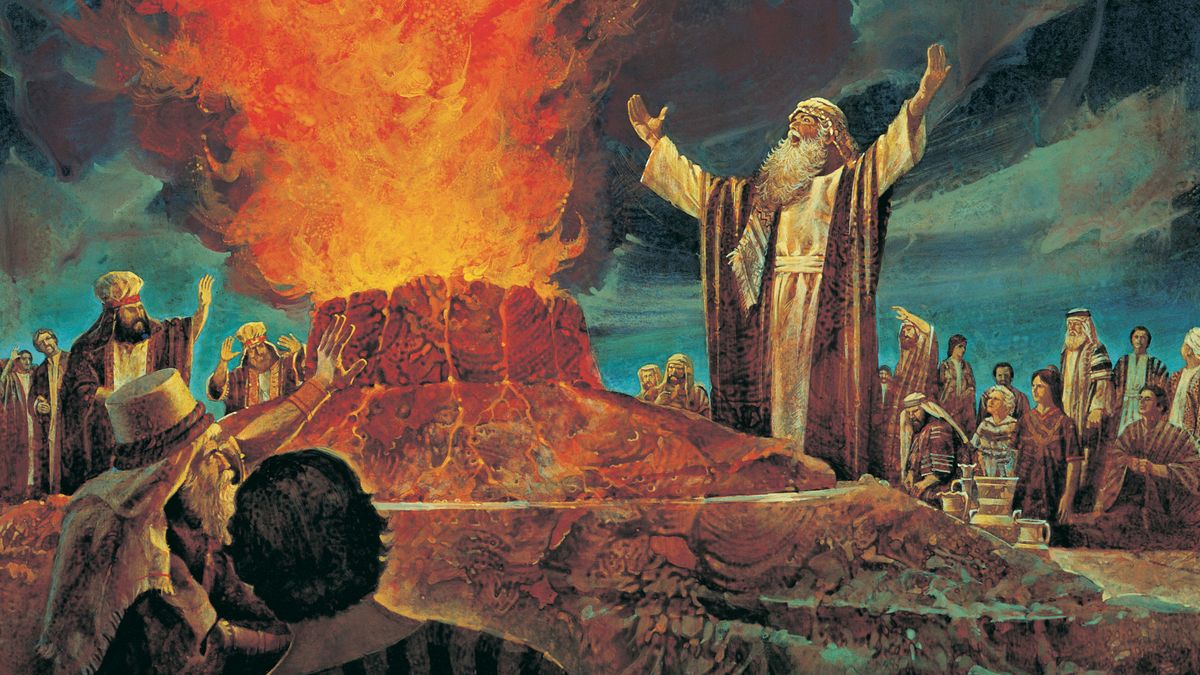 Elijah Contends against the Priests of Baal