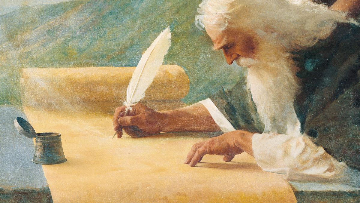 Isaiah foretelling the birth of Jesus Christ